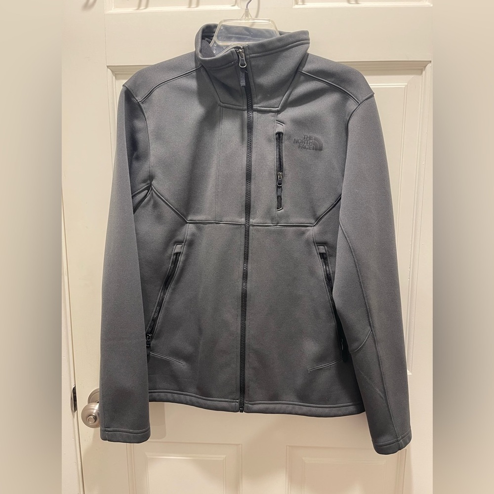 The North Face Grey Zip Up Jacket - Size Men's Medium
